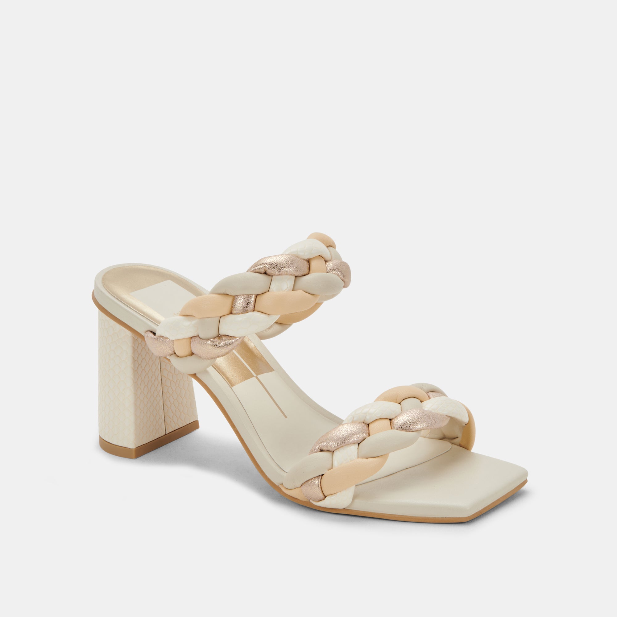 PAILY HEELS IVORY MULTI STELLA - Women's Fashion High Heels for Party, Wedding & Evening Events | Comfortable & Stylish Dress Shoes by re:vita