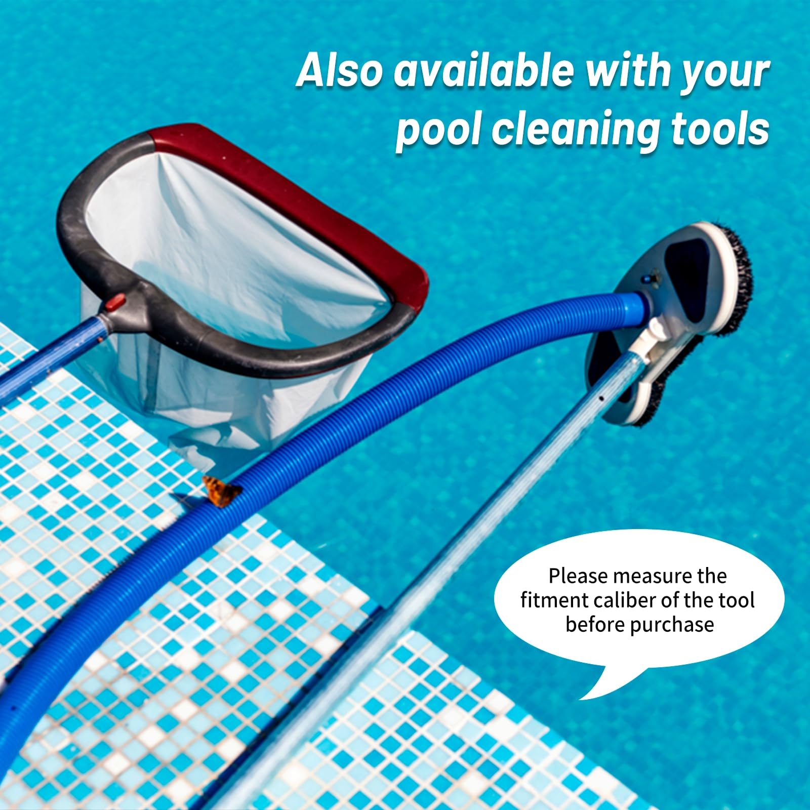 Intex Pool Pump Replacement Hose 1.25 x 41 Inch - Compatible with Intex Filter Pump 607, 637 & 32mm Above Ground Pools - Includes 6 Hose Clamps - Perfect for Pool Maintenance & Water Circulation