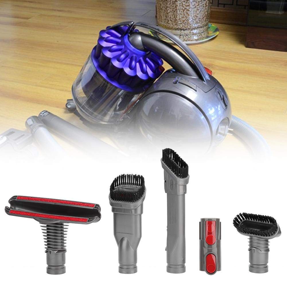 CHICIRIS 5-Piece Vacuum Cleaner Accessories Set - Includes Brushes, Suction Heads & Adapters | Compatible with Most Vacuum Models | Perfect for Deep Cleaning Carpets, Furniture & Hard Floors