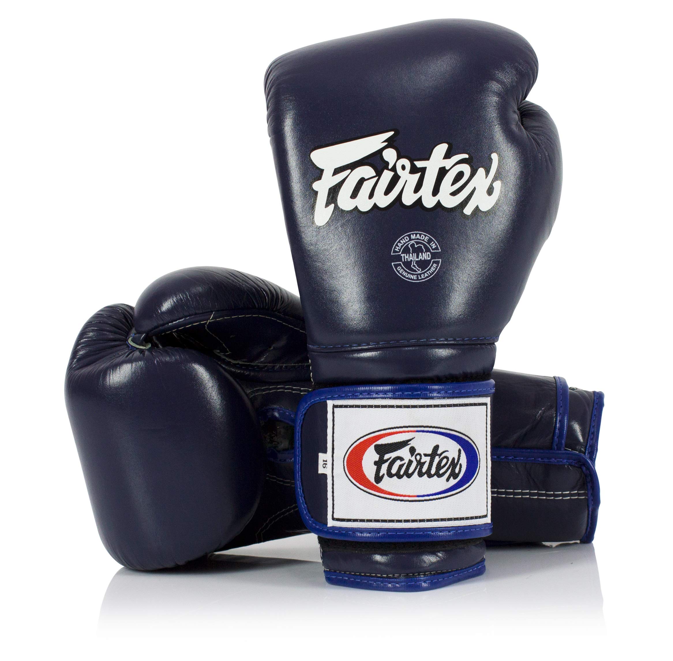 Fairtex BGV9 Muay Thai Boxing Gloves for Professionals & Trainers - Mexican Style MMA Gloves for Heavy Hitters | Lightweight, Shock-Absorbent Punching Gloves for Kickboxing, Sparring & Bag Work