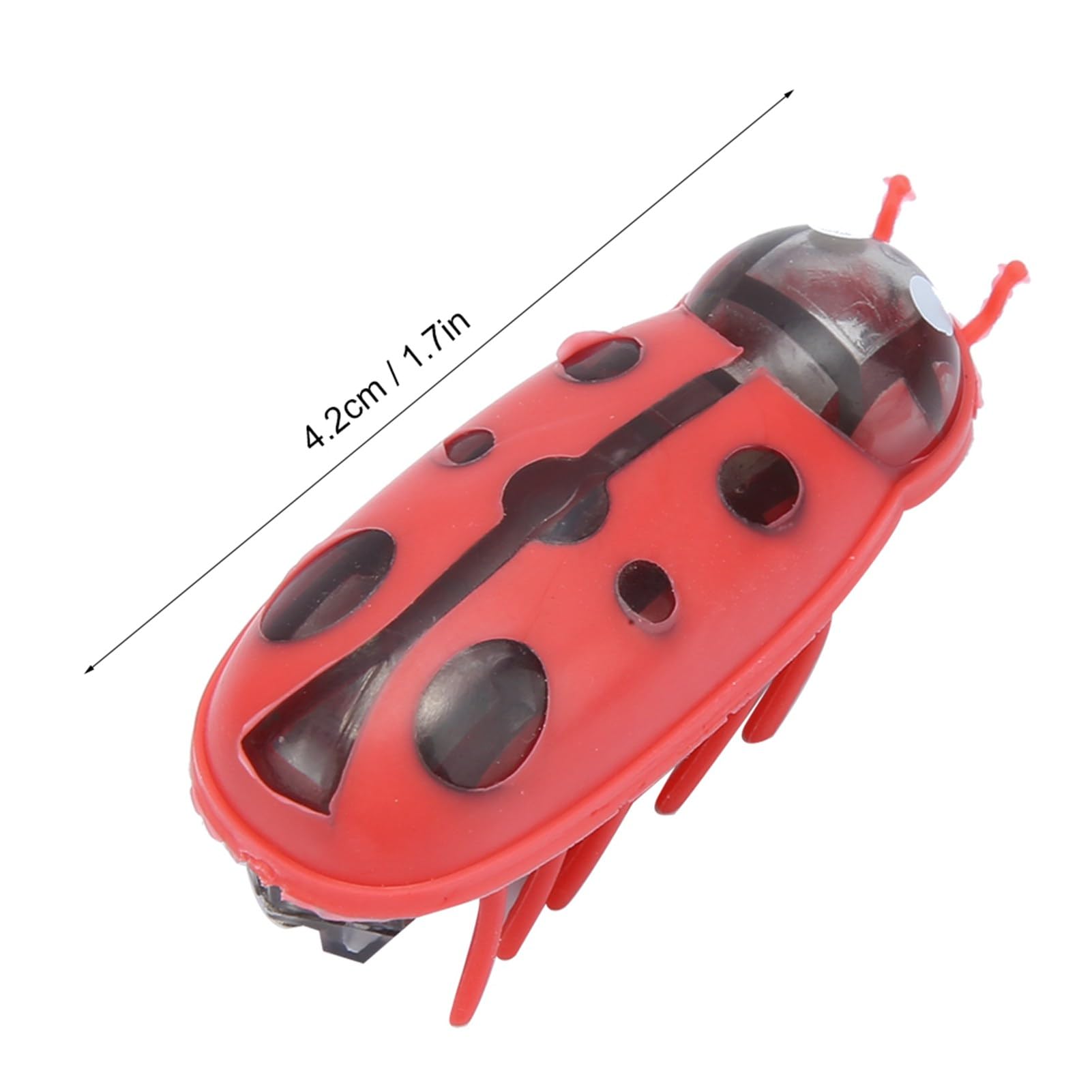 7Pcs Interactive Cat Toys Set - Mini Cute Ladybug Electronic Moving Toys with Automatic Motion for Indoor Cats & Kittens - Battery Operated Fun Chasing Play for Exercise & Entertainment (4CM) - Perfect for Playtime, Training & Bonding with Your Feline Friend