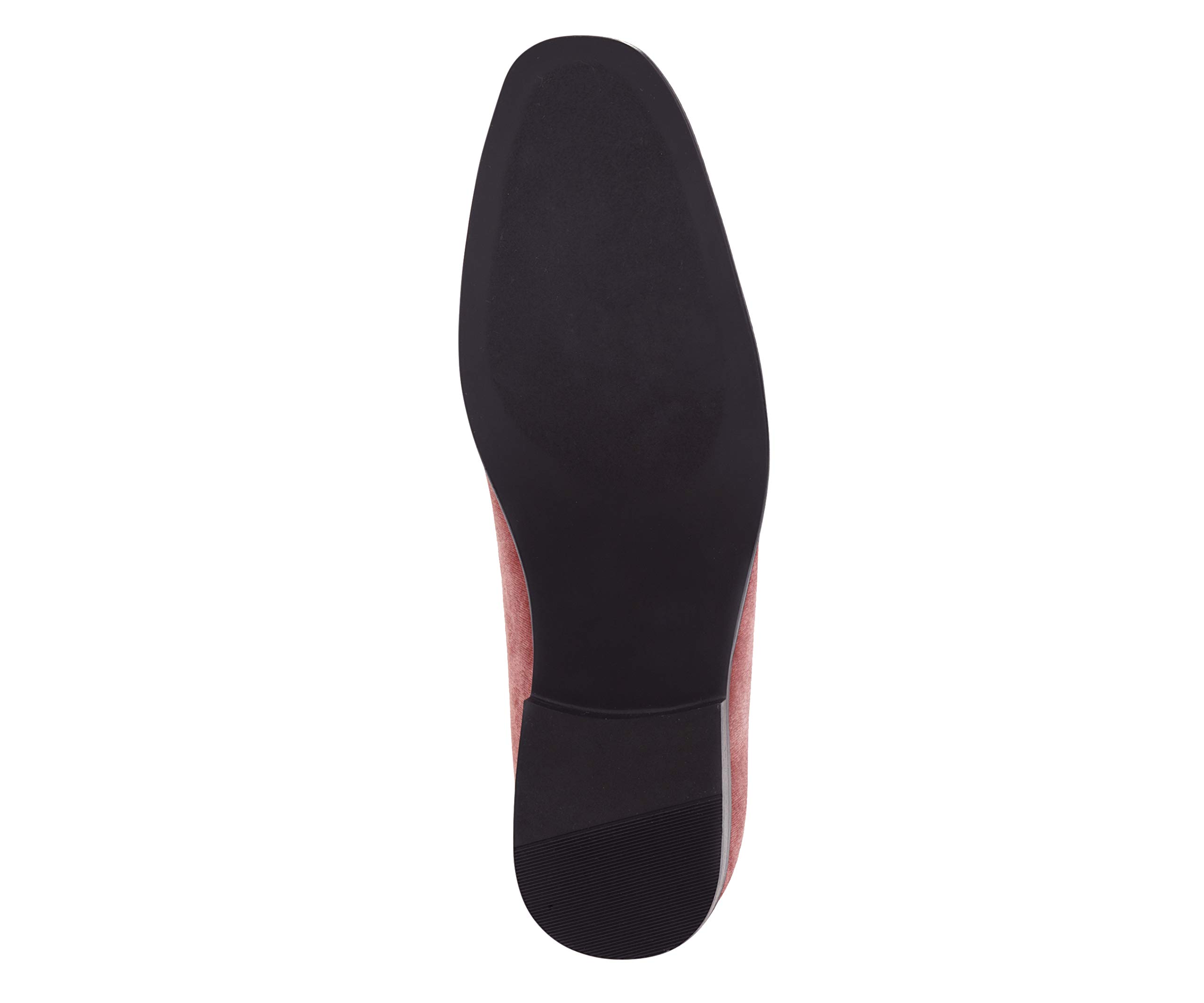 Amali Aller Men's Casual Loafers - Slip On Velvet Dress Shoes with Metal & Knitted Buckle - Formal Tuxedo Shoes for Weddings, Parties & Business Events - Comfortable Men's Slippers for Indoor/Outdoor Wear