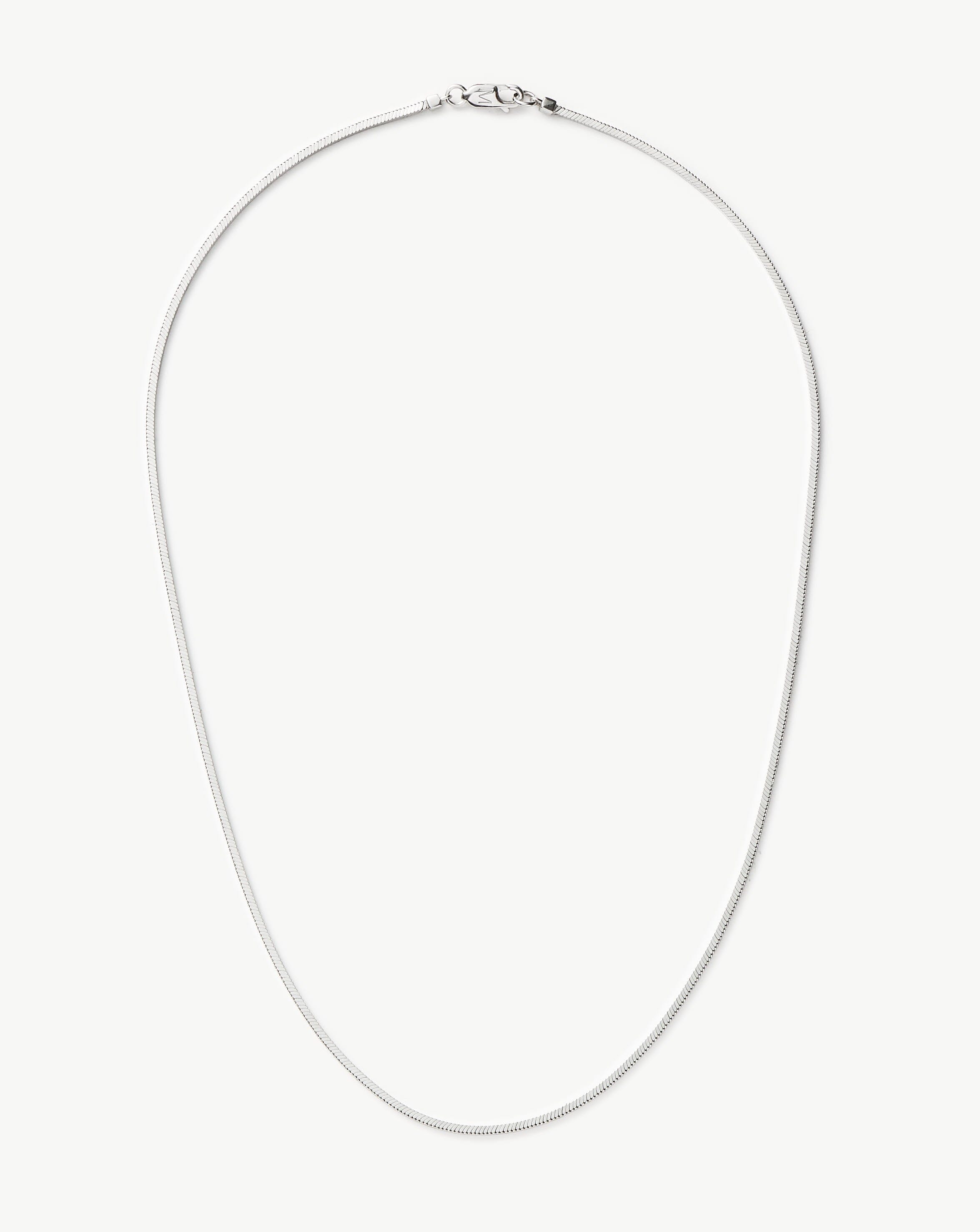 Lucy Williams Medium Square Snake Chain Necklace - Elegant Gold Plated Layering Necklace for Women, Perfect for Everyday Wear, Date Nights & Gift Giving