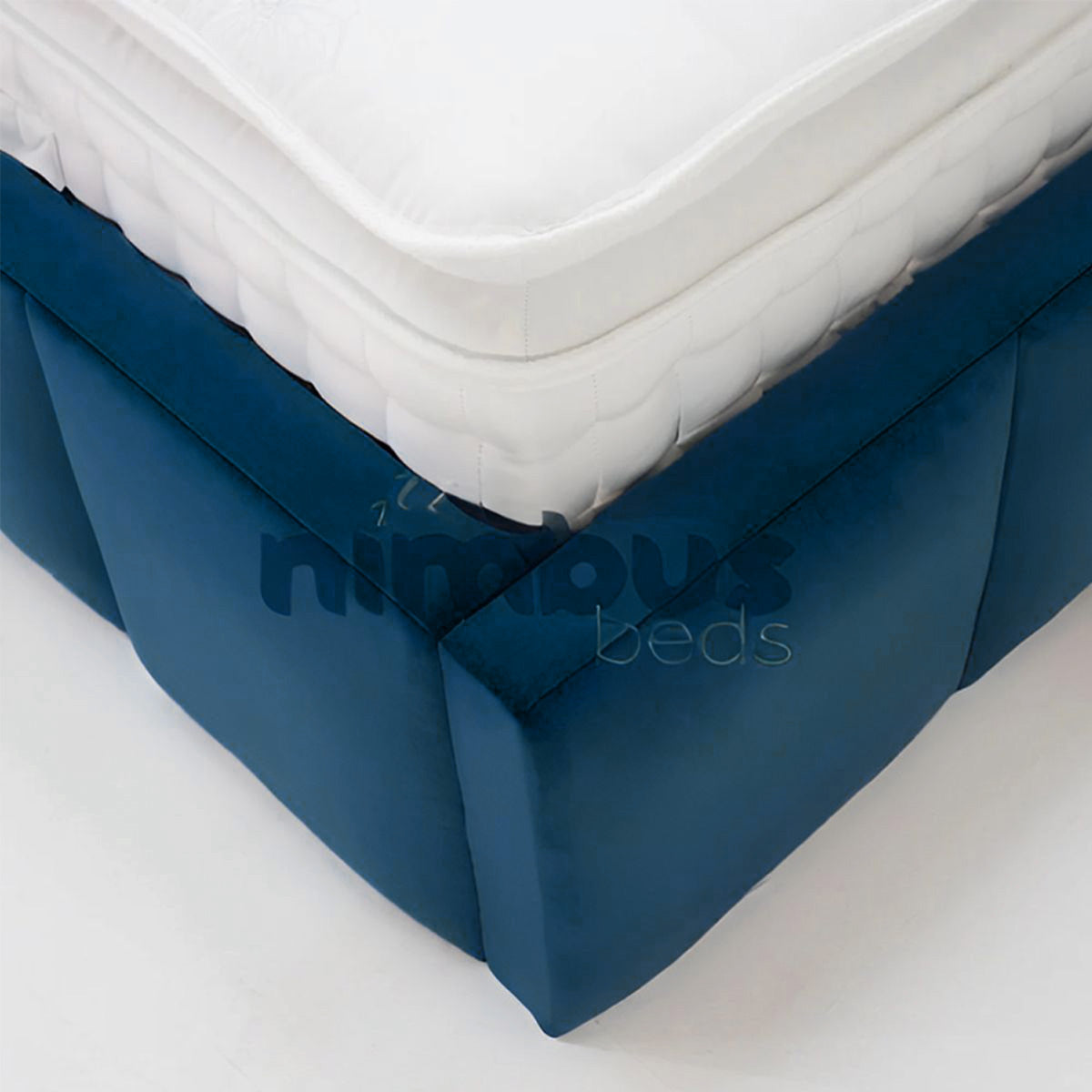 4 Panel Bed Frame - Queen Size Wooden Platform Bed with Headboard & Footboard - Sturdy & Modern Design for Bedroom, Guest Room, or Dorm
