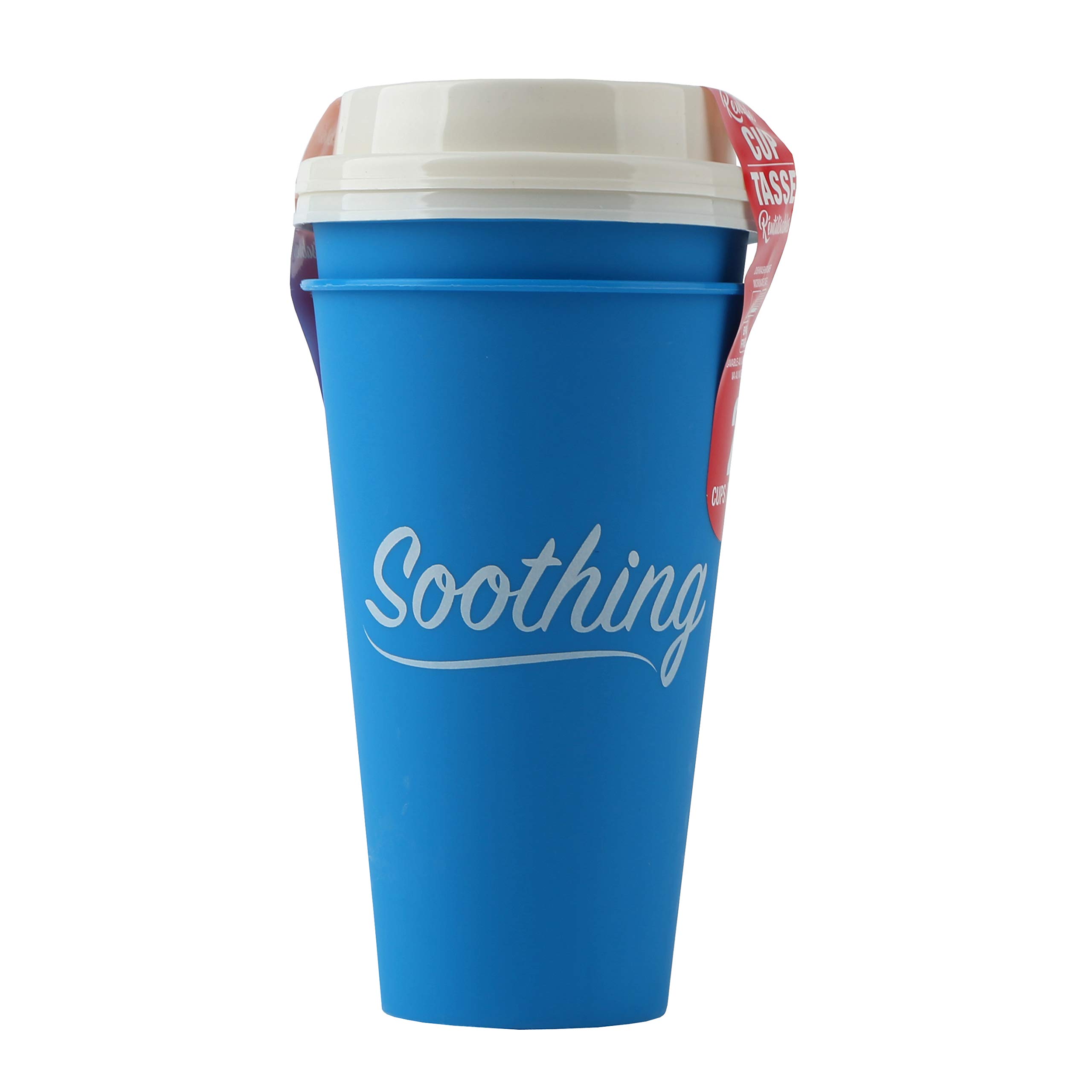 16 oz Reusable Plastic Travel Cups with Lids - 8 Pack Leak-Proof BPA-Free Drinkware for Coffee, Tea & Smoothies | Perfect for Commuting, Camping & Office Use