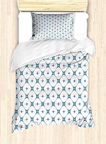 Pale Blue and Ivory