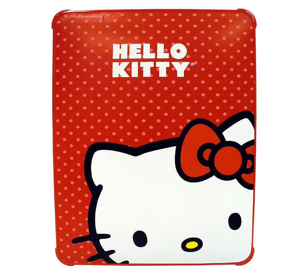 Hello Kitty KT4345R Wireless Headphones for Kids - Cute Cat Ear Design, Comfortable & Safe for School, Travel, and Home Use