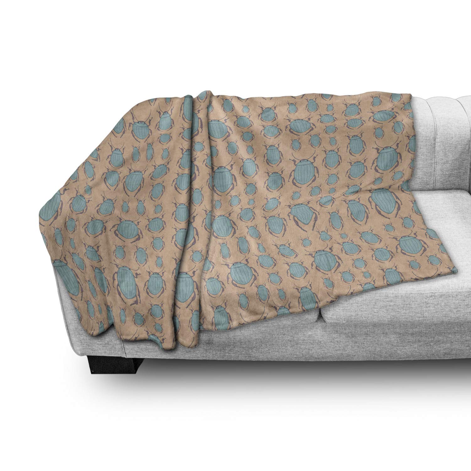 Ambesonne Entomology Fleece Throw Blanket - 60