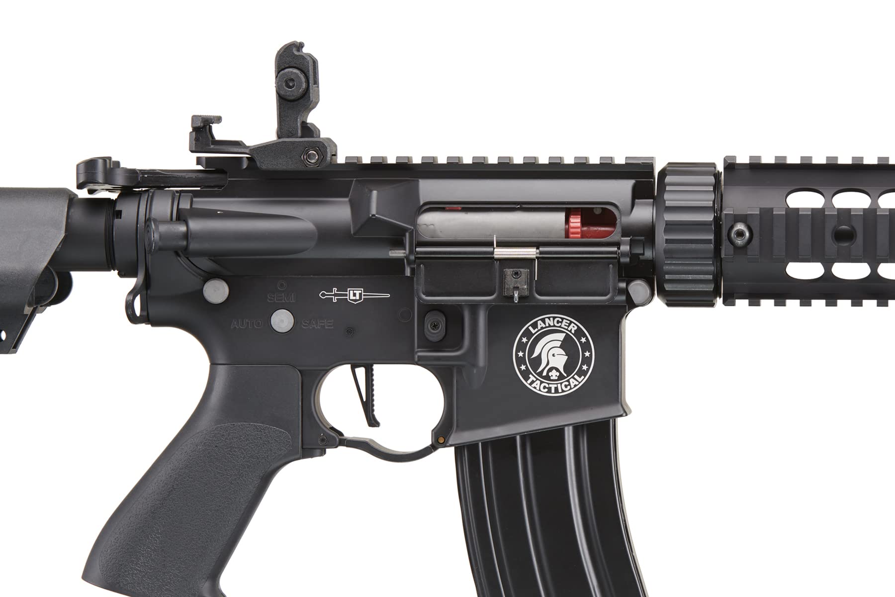 Lancer Tactical Gen 2 Proline Full Steel Airsoft AEG Rifle - M4 Style with Fast Trigger & MOSFET | Includes Battery & Charger | Perfect for Airsoft Battles, Training & Tactical Games