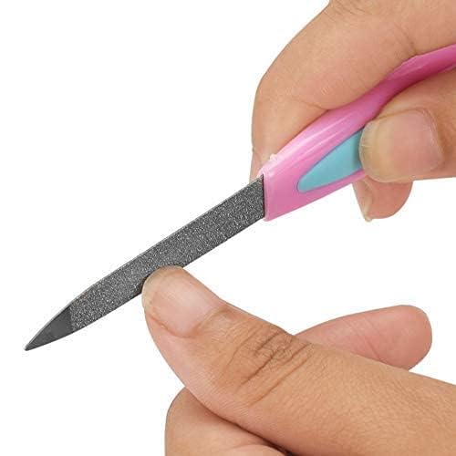 Premium Khelni 2-in-1 Nail File - Professional Manicure & Pedicure Tool for Strong, Smooth Nails - Perfect for Home Salon, Travel & DIY Nail Care