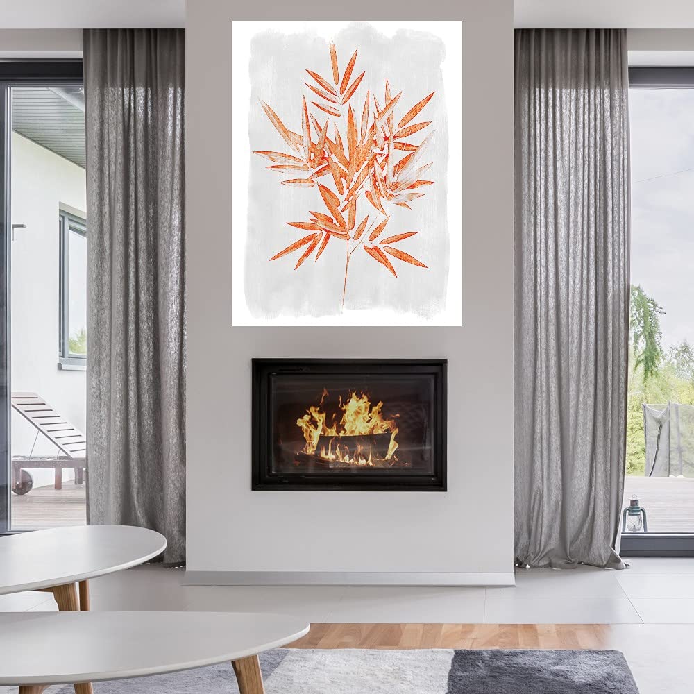 Bamboo Elegance Fine Art Canvas Wall Decor by Belle Poesia - 42x56 Inch Ready to Hang Painting for Living Room, Bedroom, Office - Asian Inspired Nature Artwork for Home & Commercial Spaces