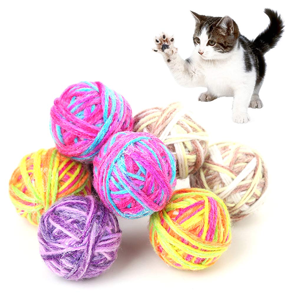 Best Dog & Cat Toys - Bell Yarn Ball for Play, Exercise & Chewing | Pet Supplies
