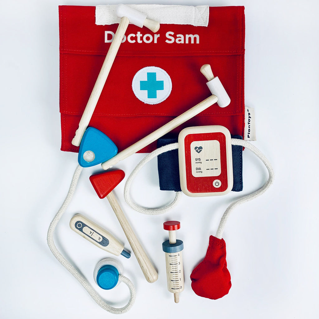 Personalized Toy Doctor Set for Kids - Pretend Play Medical Kit with Stethoscope & Accessories - Perfect for Role Play & Educational Fun