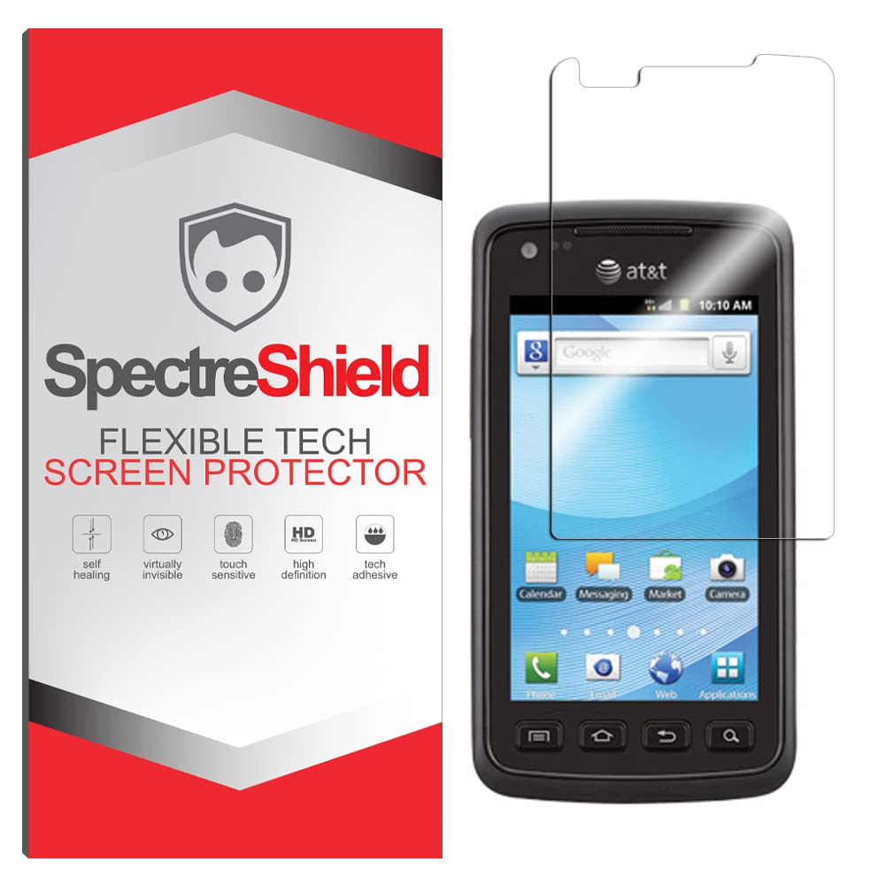 Spectre Shield Samsung Rugby Screen Protector - Case Friendly, Flexible TPU Film, Full Coverage Clear Protection for Impact Resistance | Perfect for Outdoor, Sports & Rugged Use