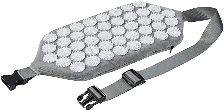 CONAIR Acupressure Lumbar Cushion BM14C - Ergonomic Back Support for Office Chair, Car Seat & Home Use - Relieves Lower Back Pain & Improves Posture