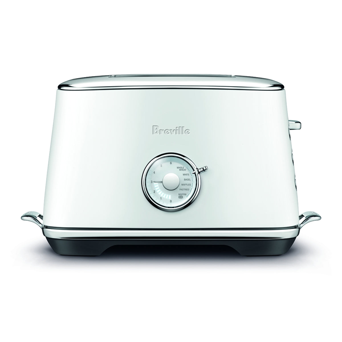 Breville The Toast Select Luxe 4-Slice Toaster - Brushed Stainless Steel, Sea Salt Finish - Perfect for Breakfast, Brunch & Entertaining