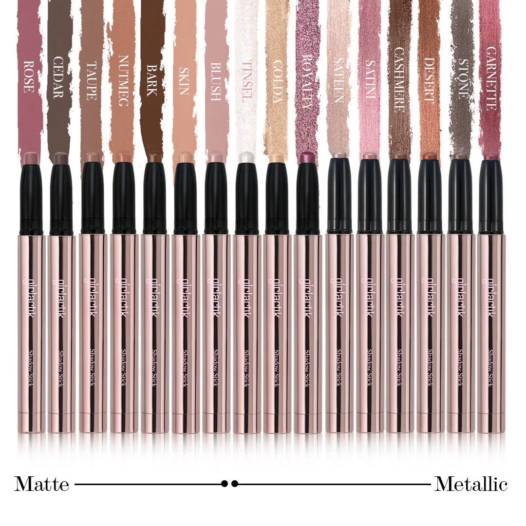 Girlactik Shadow Stick - Long-Lasting Cream Eyeshadow Stick for Easy & Smudge-Proof Application | Perfect for Everyday Makeup, Parties & Special Occasions