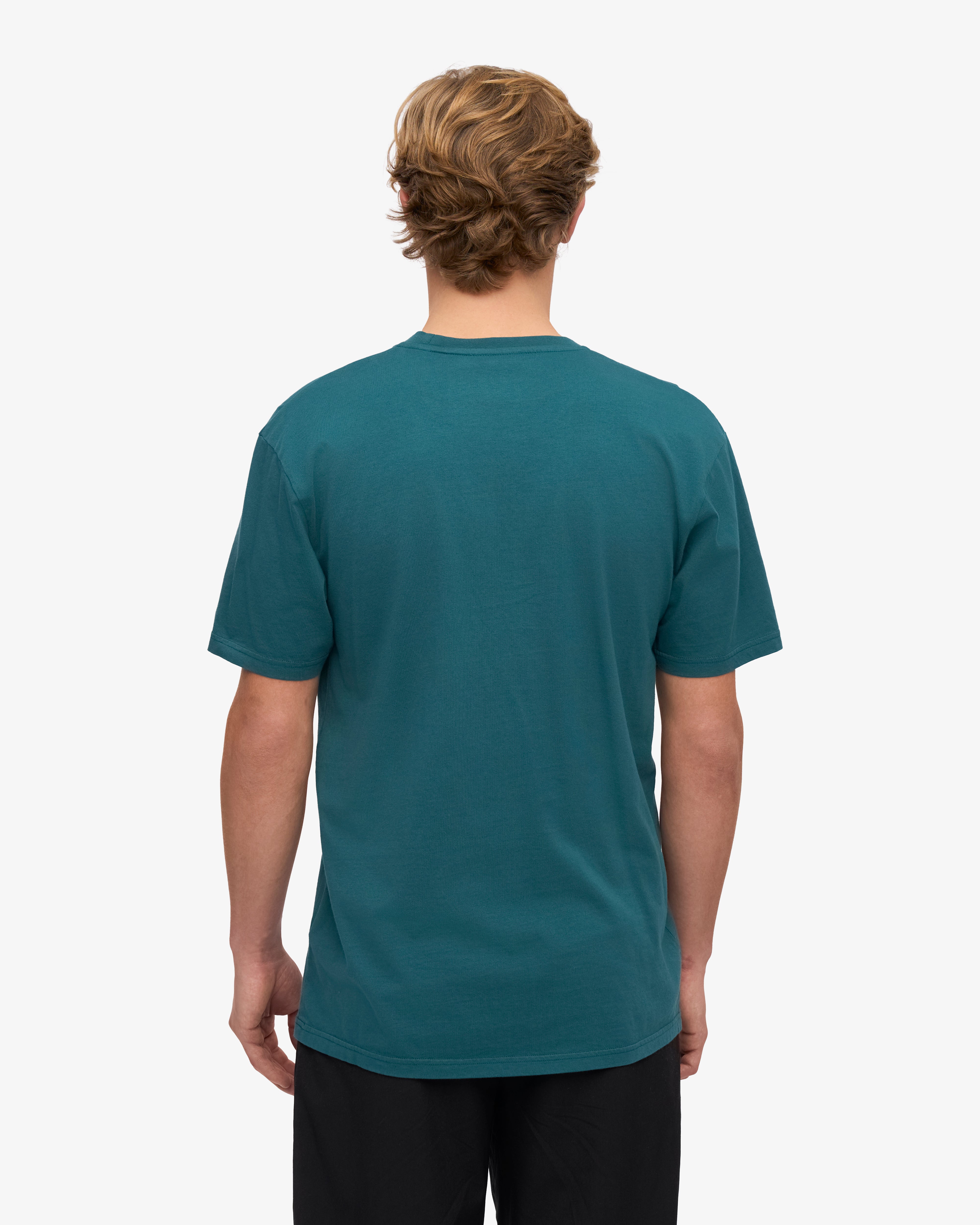 Classic Organic Cotton T-Shirt for Men & Women | Soft Eco-Friendly Tee in Ocean Green | Perfect for Casual Wear, Gym & Outdoor Activities