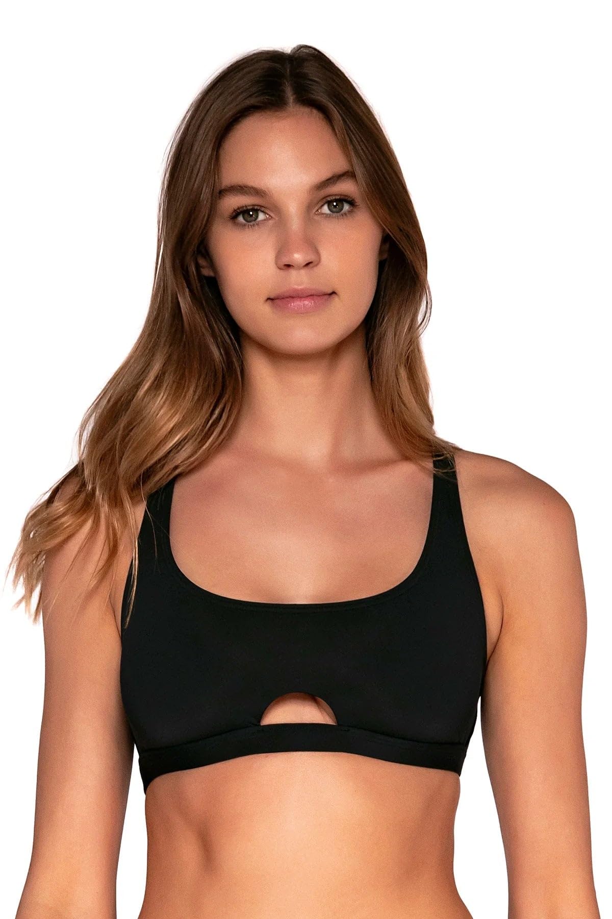 Sunsets Brandi Women's Bralette Swimsuit Bikini Top with Removable Pads - Comfortable Beachwear for Swimming, Sunbathing & Summer Vacations