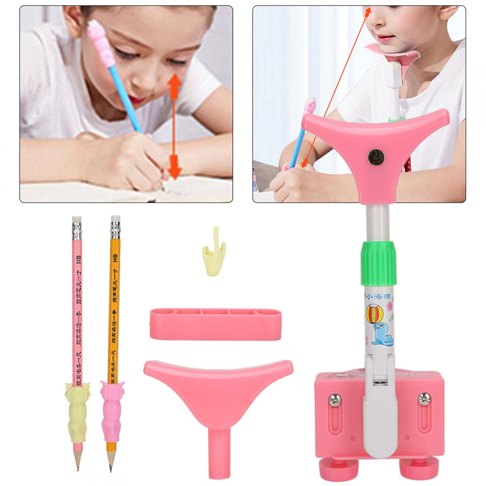 Anti-Myopia Posture Corrector for Kids - Adjustable Sitting Support Brace, Writing & Reading Orthotic Instrument - Ideal for Study Desk, Computer Work & Office Use to Improve Posture & Reduce Eye Strain