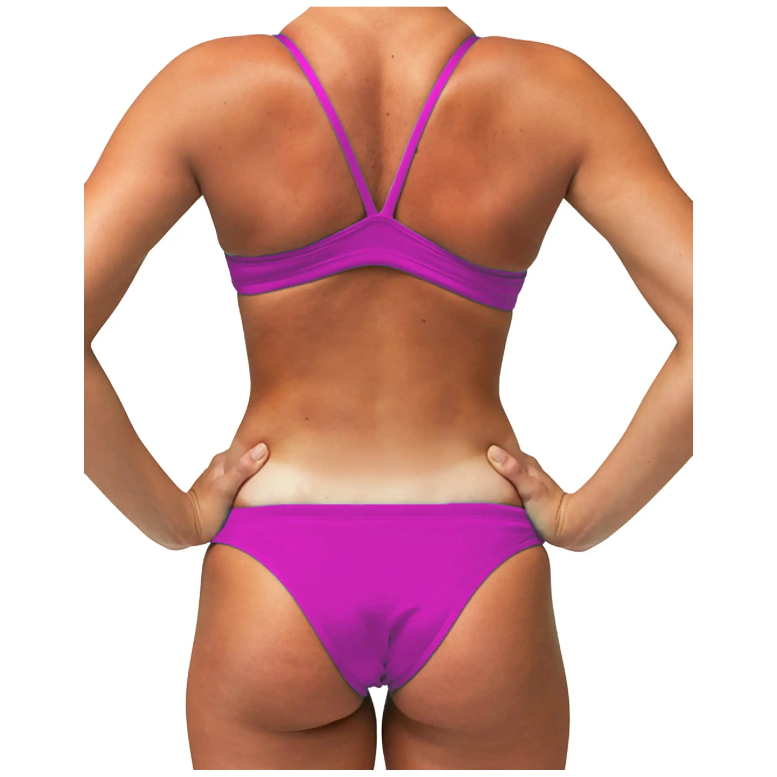 Women's Training Pool Swimsuit | SUNKINI FAB Girls Two Piece Swimwear - Perfect for Swimming Lessons, Water Aerobics & Beach Workouts