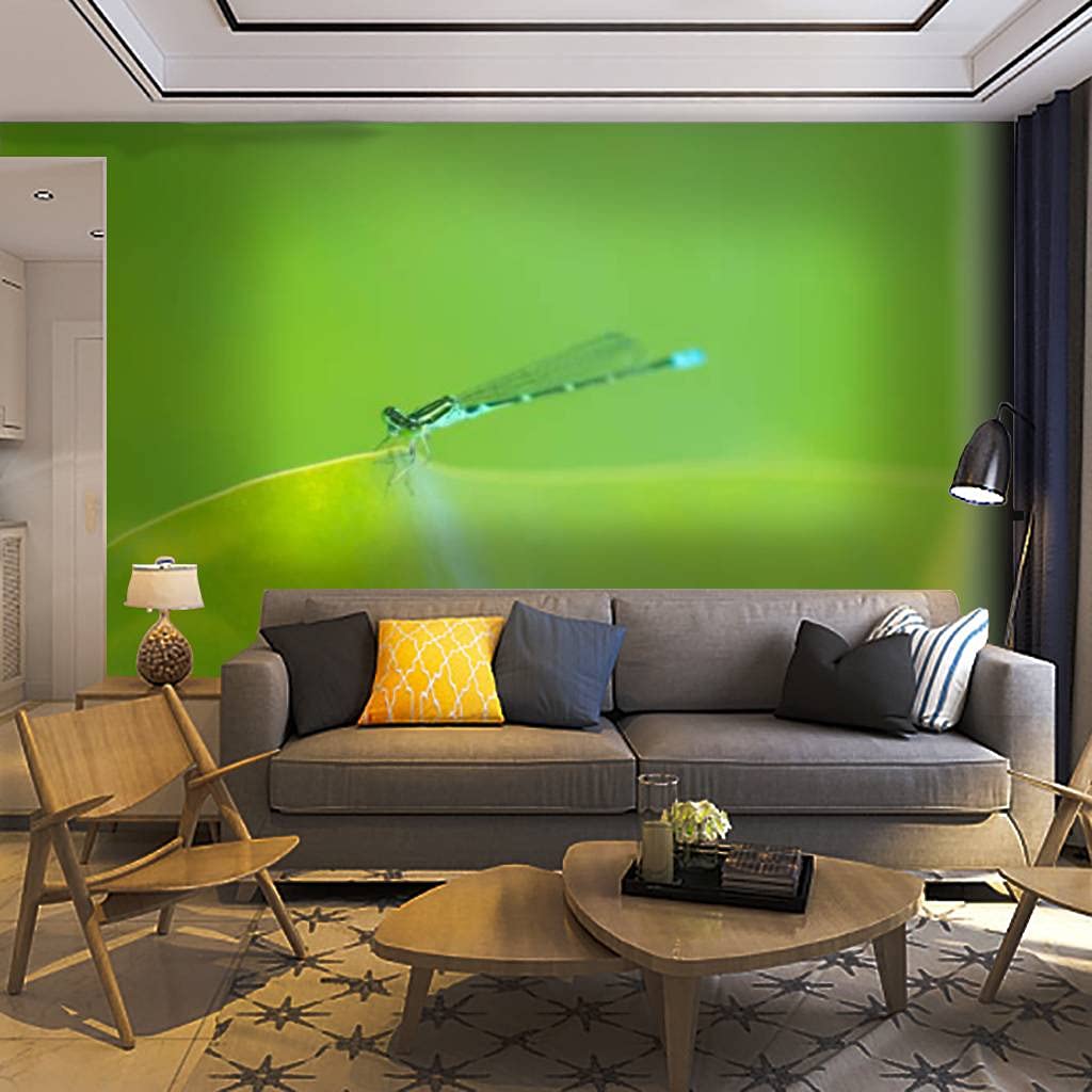 Self-Adhesive Removable Dragonfly Wallpaper Mural - Peel & Stick Wall Decor for Living Room, Bedroom, Nursery - Easy DIY Home Craft Decal & Wall Sticker for Instant Room Makeover