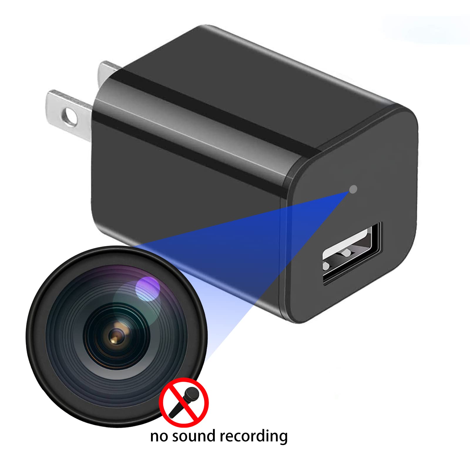 32GB Hidden Spy Camera with 1080P HD Video, Loop Recording & Motion Detection - Mini Nanny Cam for Home Security, Bedroom Surveillance & Indoor Monitoring