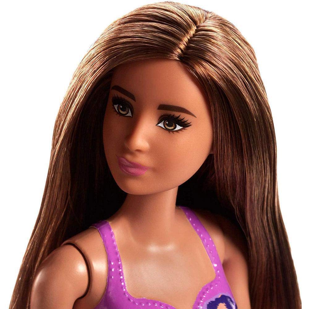 Barbie Cheetah Print Beach Doll - Fashion Doll for Girls, Kids Toy with Swimsuit & Accessories - Perfect for Pool Parties, Beach Play & Collectors