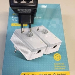 High-Speed 1000Mbps Powerline Ethernet Adapter with PoE - Perfect for Home Office, Gaming & Streaming