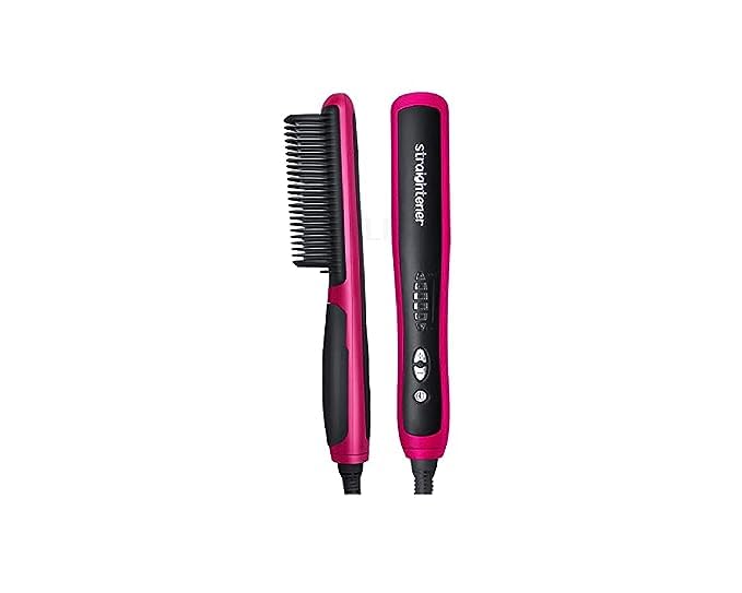 BeOne Professional Hair Straightener Comb for Women & Men - Fast Heating Styling Tool for Straight & Smooth Hair | Perfect for Home, Travel & Salon Use
