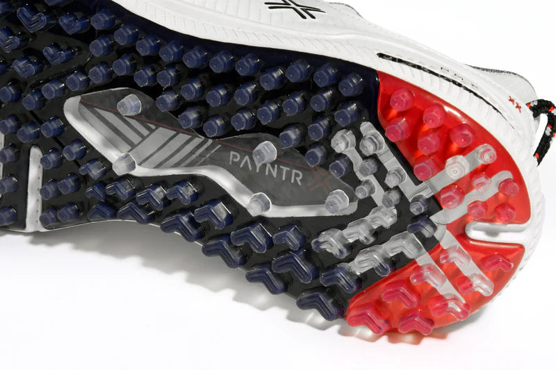 PAYNTR X 002 LE Men's Golf Shoes - Lightweight Spiked Golf Footwear for Men - Perfect for Golf Course & Outdoor Sports