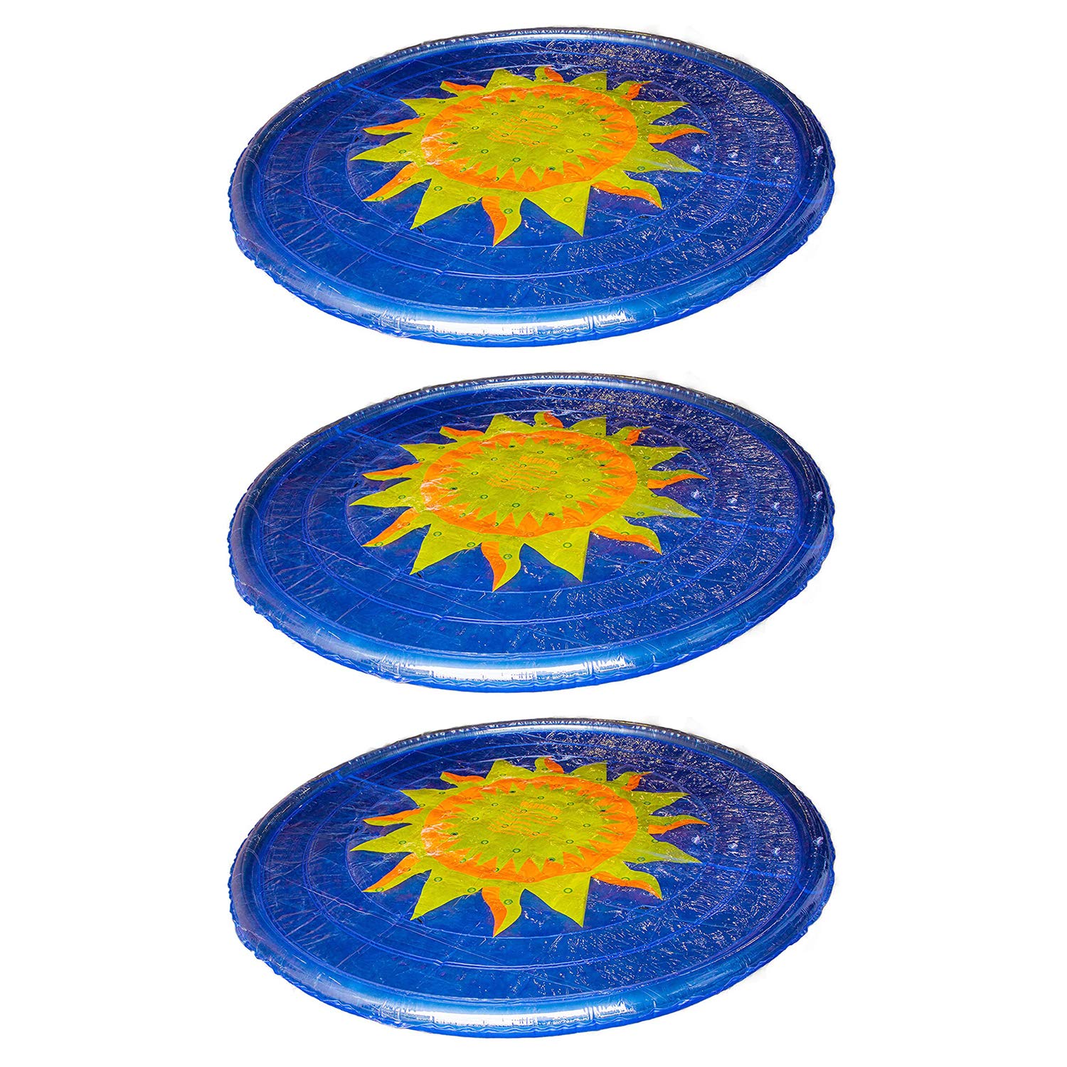 Solar Pool Heater Cover - UV Resistant Solar Sun Rings for Above Ground & Inground Swimming Pools, Hot Tubs & Spas (3 Pack) - Energy Efficient Water Heating Solution for Backyard, Vacation Homes & Resorts