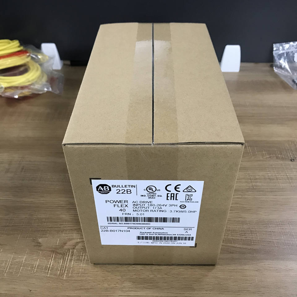 ABB PowerFlex AC Motor Drive Frequency Inverter 25B B017N104 - 100% New Industrial-Grade Variable Frequency Drive for Pump, Fan & Conveyor Systems