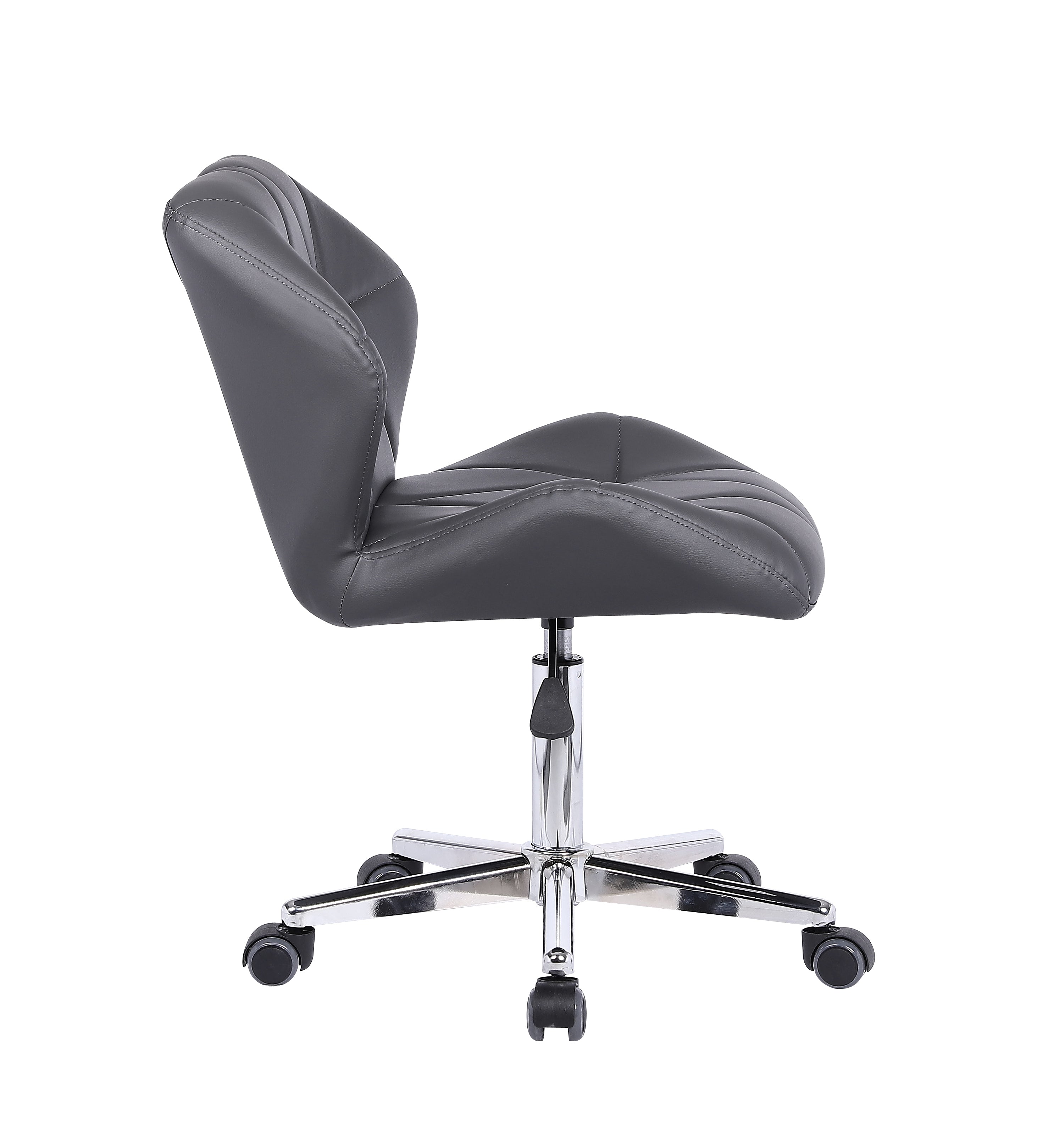 714G Ergonomic Office Chair with Adjustable Height - Grey Mesh Computer Chair for Home & Office Workspace - Comfortable Desk Chair for Long Hours Sitting