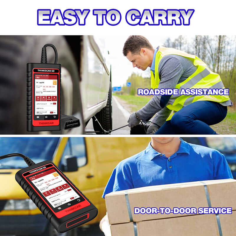 THINKCAR® Thinkscan SD2 SD4 OBD2 Scanner - Multi-System Diagnostic Tool for Cars, Trucks & SUVs | Check Engine Light, Read & Clear Codes | Fast Shipping to US Only | Perfect for DIY Mechanics & Auto Shops