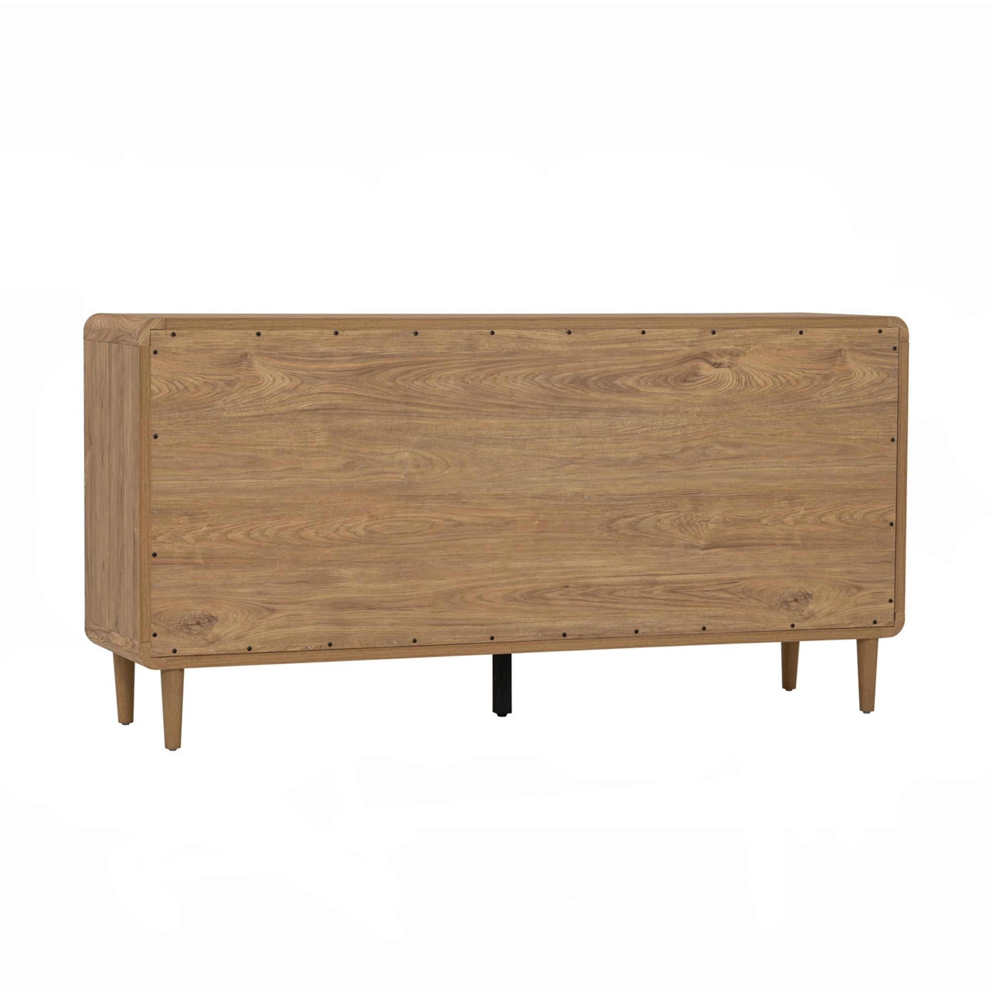 Modern Sora Sideboard 1.6m - 63 Inch Wide Buffet Cabinet with Storage Shelves for Dining Room, Living Room & Entryway - Solid Wood TV Stand with Drawers & Doors - Rustic Home Furniture for Farmhouse Decor