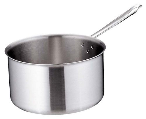 Endoshoji ASTH405 10.6-Inch Commercial Torino Stew Pan - Induction Compatible Aluminum Clad 3-Layer Steel Cookware - Made in Japan - Perfect for Restaurant, Catering & Home Cooking