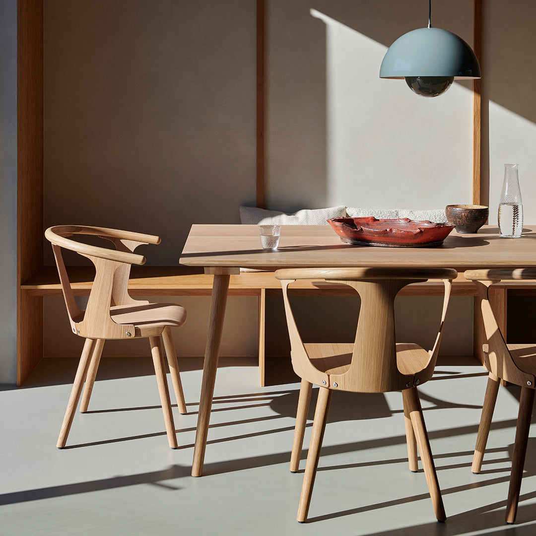 SK1 Modern Dining Chair - Mid-Century Style Wooden Chair for Kitchen, Dining Room & Office - Comfortable & Sturdy Design for Home & Restaurant Use