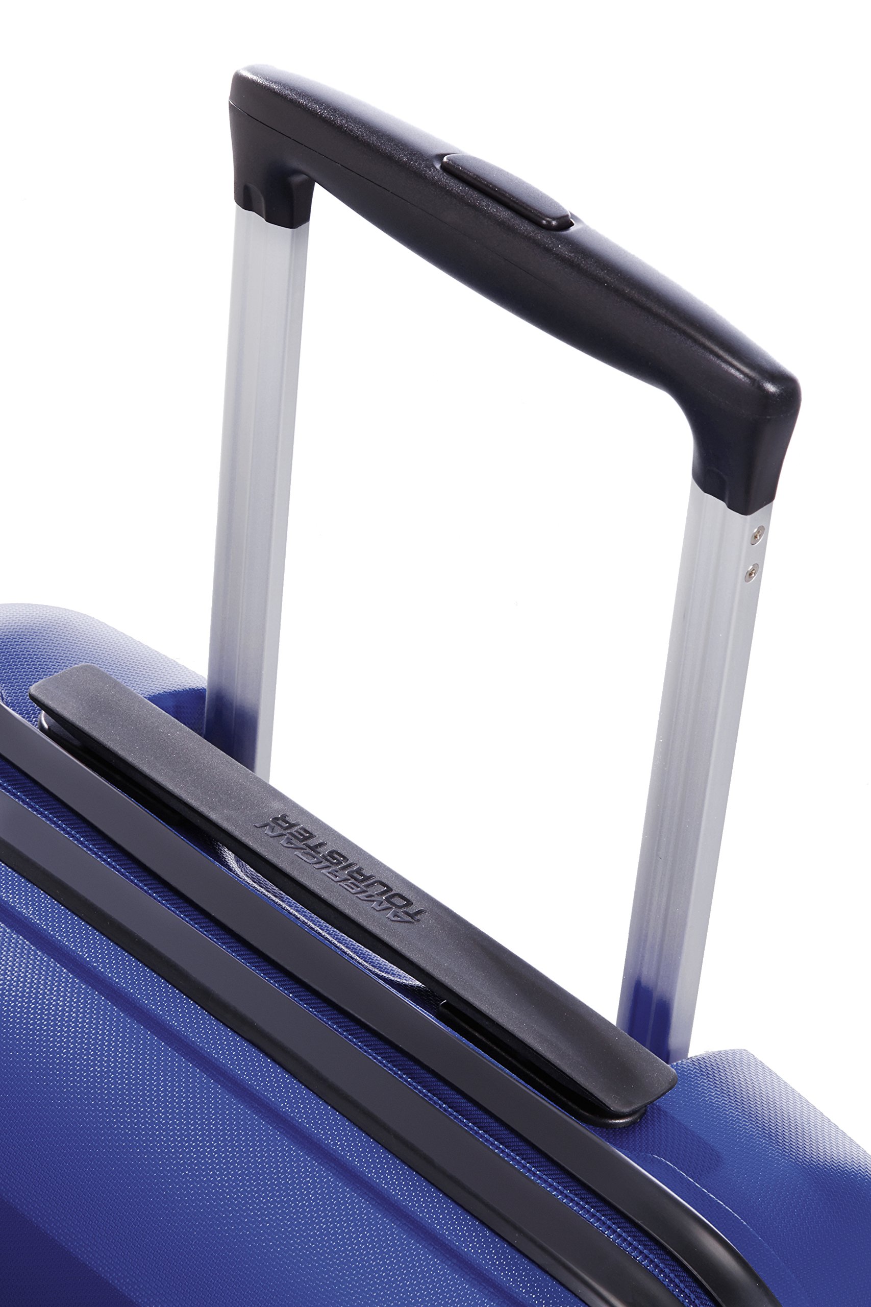 American Tourister Bon Air Spinner Luggage 55cm 31.5L Carry-On Suitcase with 360° Wheels - Midnight Blue for Business Travel & Weekend Getaways