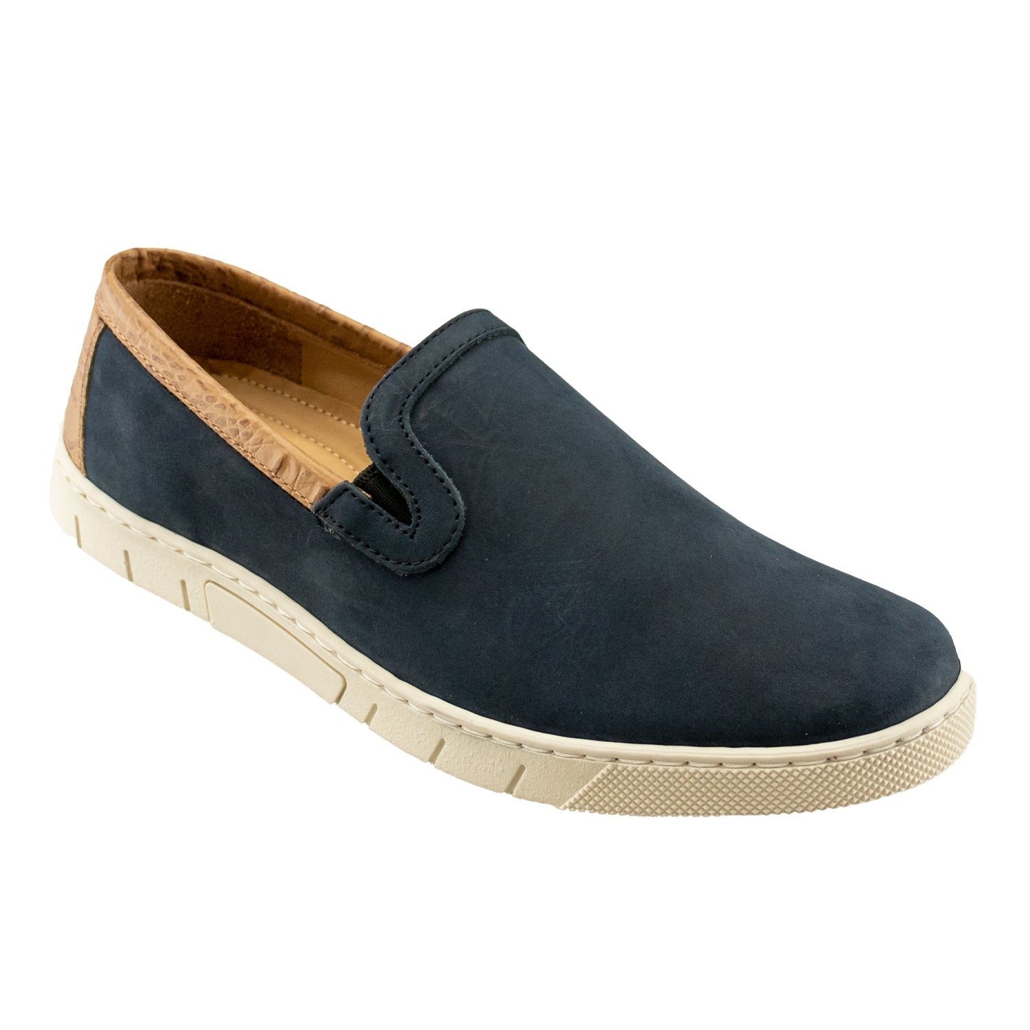 Scottsdale Slip On Navy Loafers for Men - Comfortable Casual Shoes for Walking, Work & Travel - Lightweight & Breathable Slip-On Sneakers