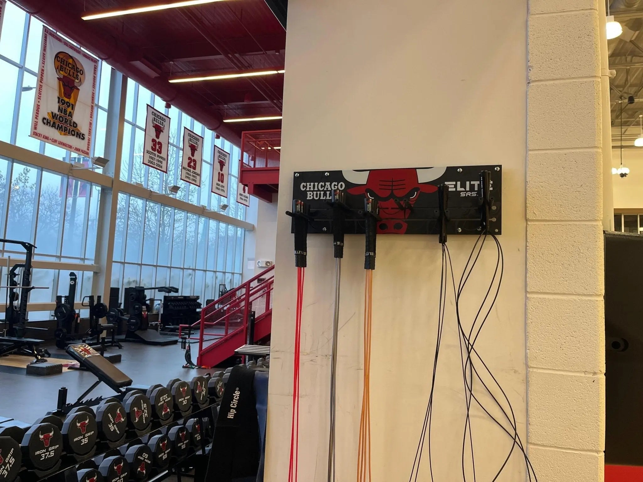Adjustable Jump Rope Rack - Heavy Duty Wall Mounted Storage Organizer for Home Gym, CrossFit & Fitness Equipment - Perfect for Garage, Basement & Workout Room Organization