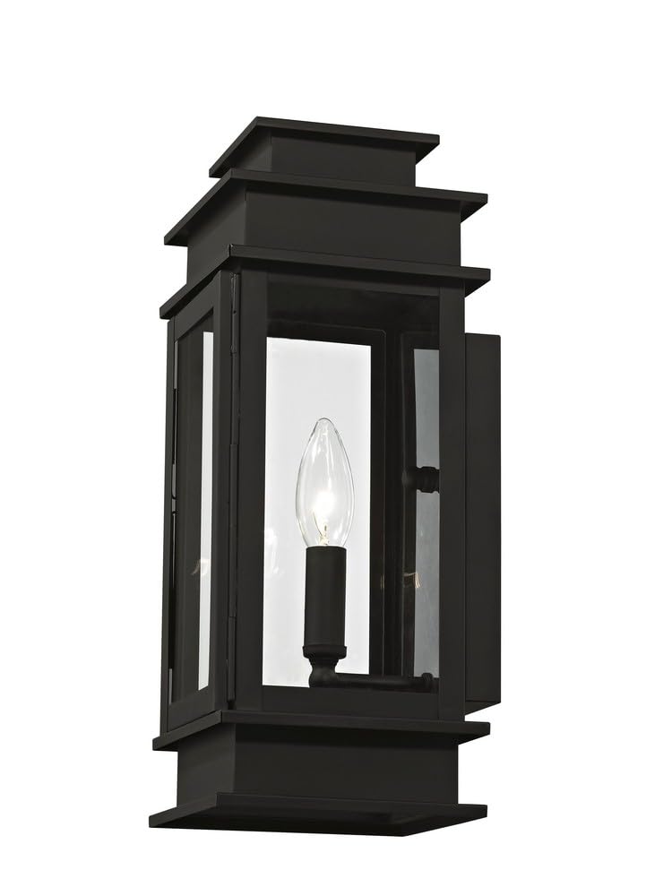 Livex Lighting Princeton Outdoor Wall Lantern - Bronze Finish, 14