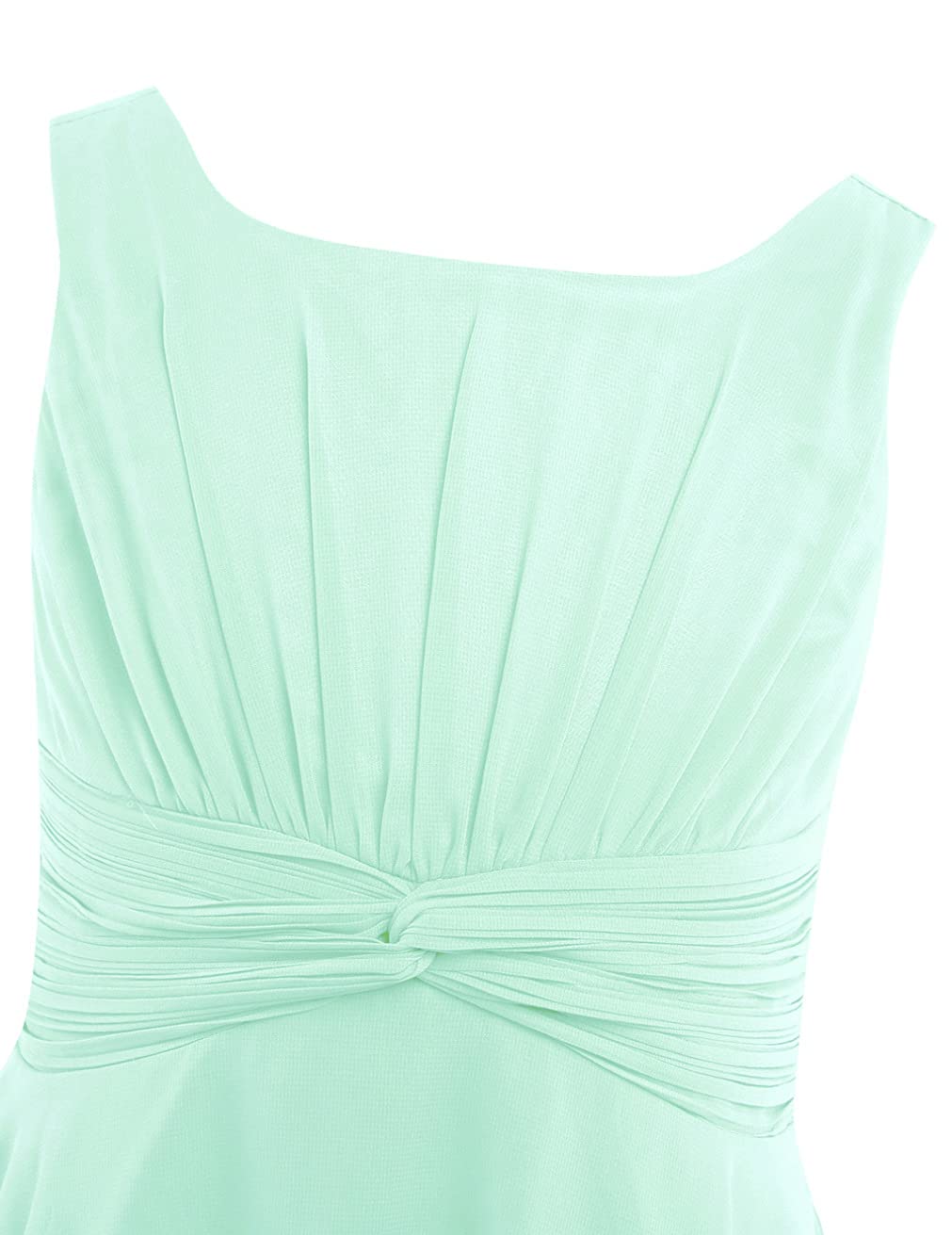 Girls Sleeveless Chiffon Flower Dress for Wedding Bridesmaid Party Prom - Elegant Layered Pleated Dress for Special Occasions & Photo Shoots