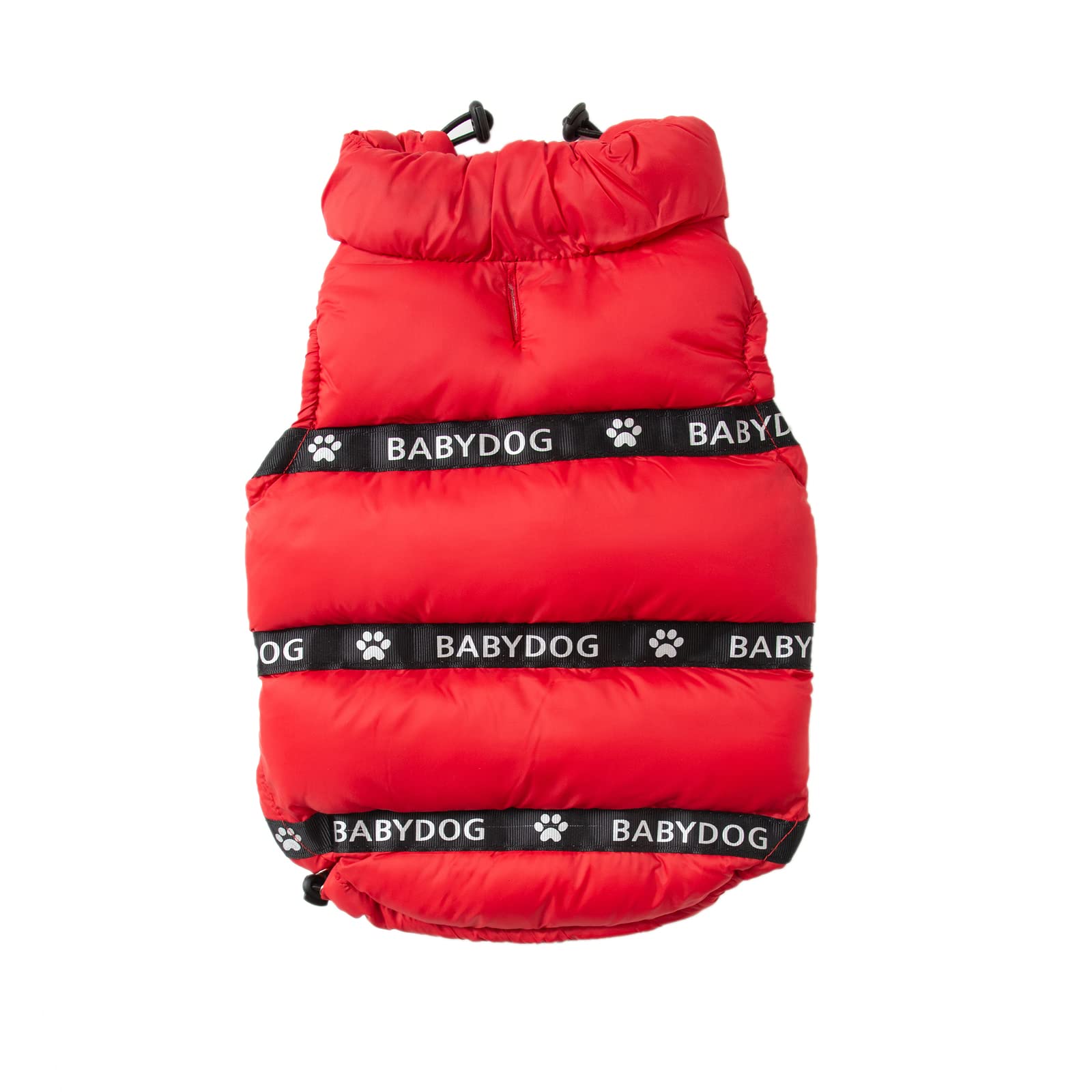 Lightweight Winter Dog Coat - Warm & Comfortable Dog Jacket for Small Dogs | Waterproof Puffer Vest for Daily Walks & Outdoor Adventures (Large, Red)