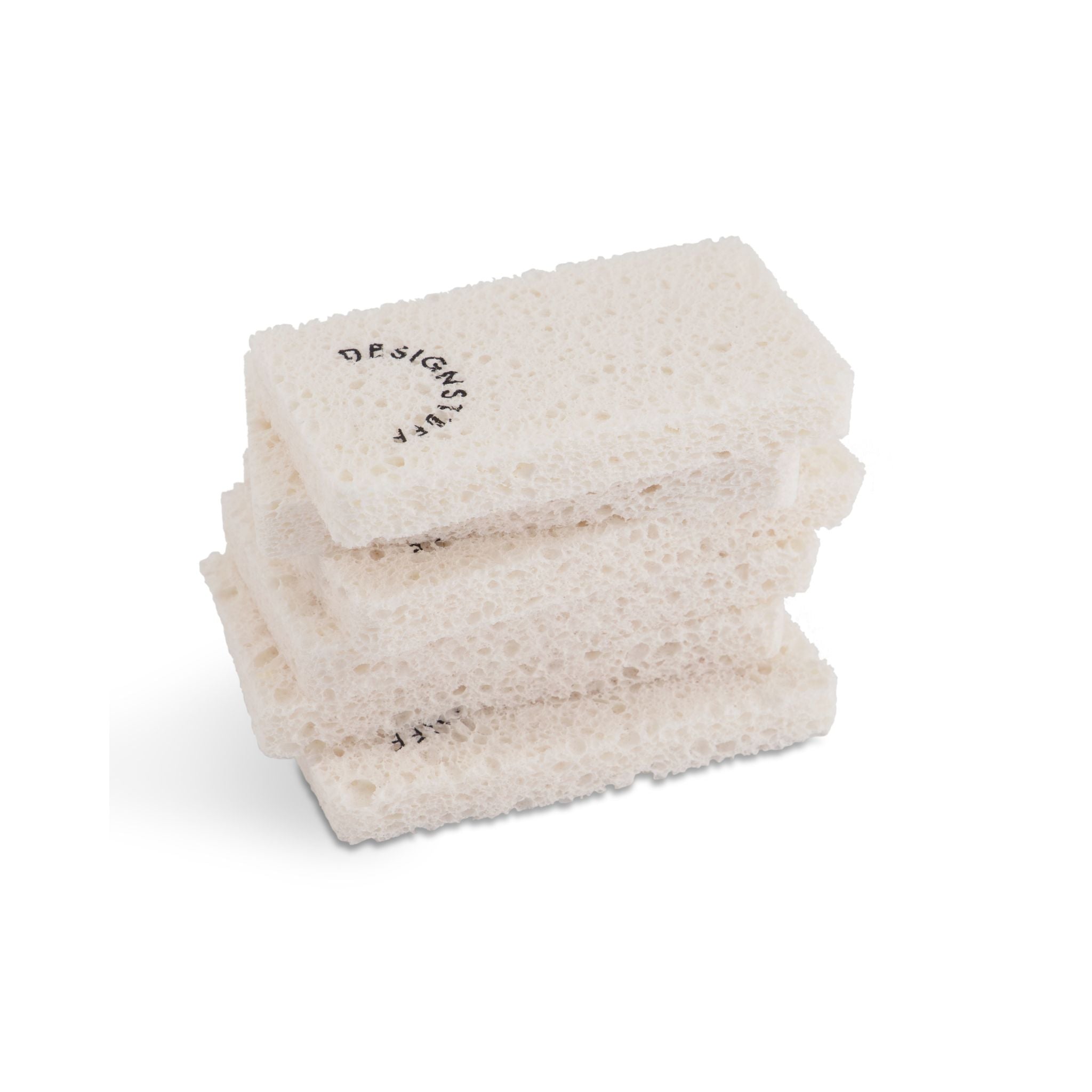 Premium Compressed Cellulose Sponge - 6 Pack White Cleaning Sponges for Kitchen, Bathroom & Household Use | Eco-Friendly, Absorbent & Durable