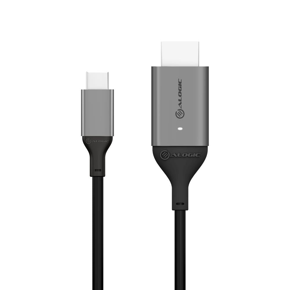 Alogic Ultra USB C to HDMI Cable 6.6ft (2m) - 4K 60Hz High-Speed Video & Audio Transmission for MacBook Pro, iPad, Samsung Galaxy - Perfect for Home Theater, Office Presentations & Gaming