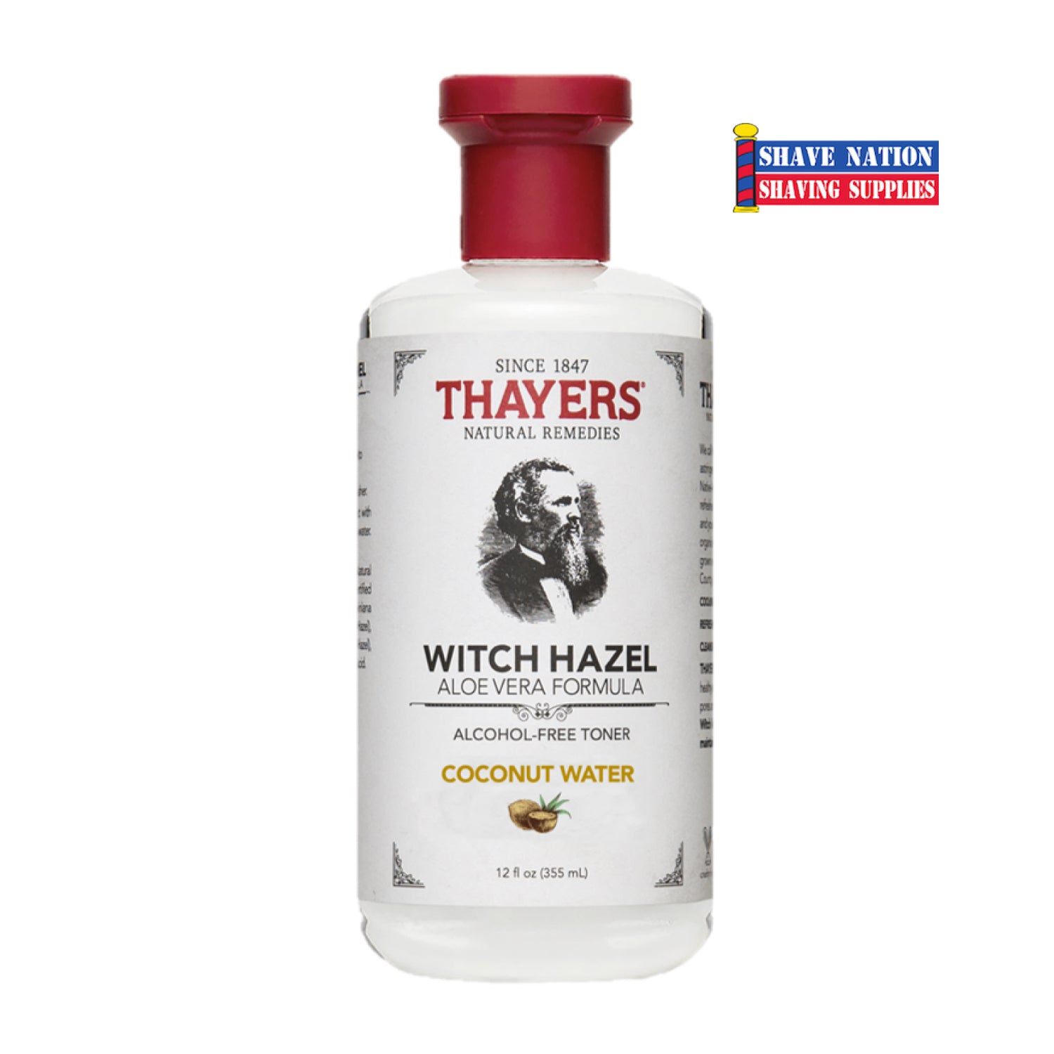 Thayers Alcohol-Free Coconut Water & Witch Hazel Toner for Face - Hydrating, Soothing Facial Toner for Dry & Sensitive Skin | Daily Skincare Routine, Post-Cleansing Treatment
