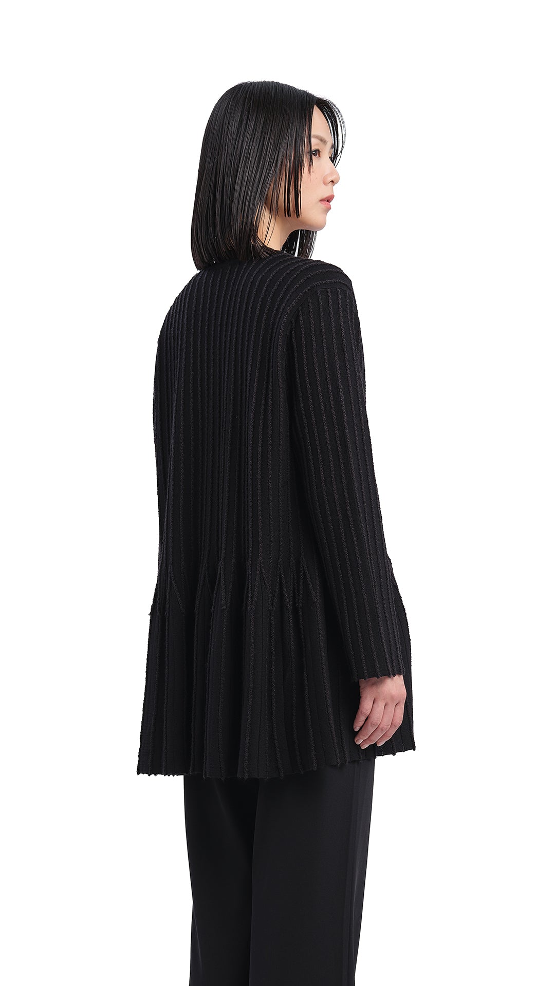 Oversized Flare Hem Cardigan for Women - Soft & Cozy Long Knit Sweater - Perfect for Fall & Winter Layering, Casual Outfits, and Office Wear