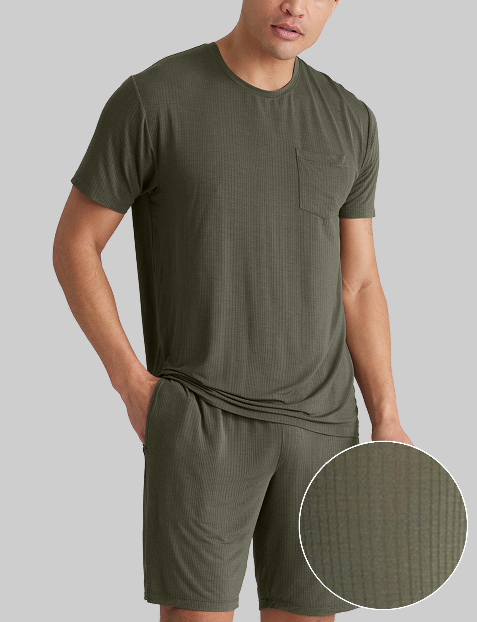 Second Skin Luxe Rib Sleep Tee - Soft & Comfortable Women's Sleepwear for Nighttime Relaxation - Perfect for Lounging, Sleeping & Cozy Evenings at Home