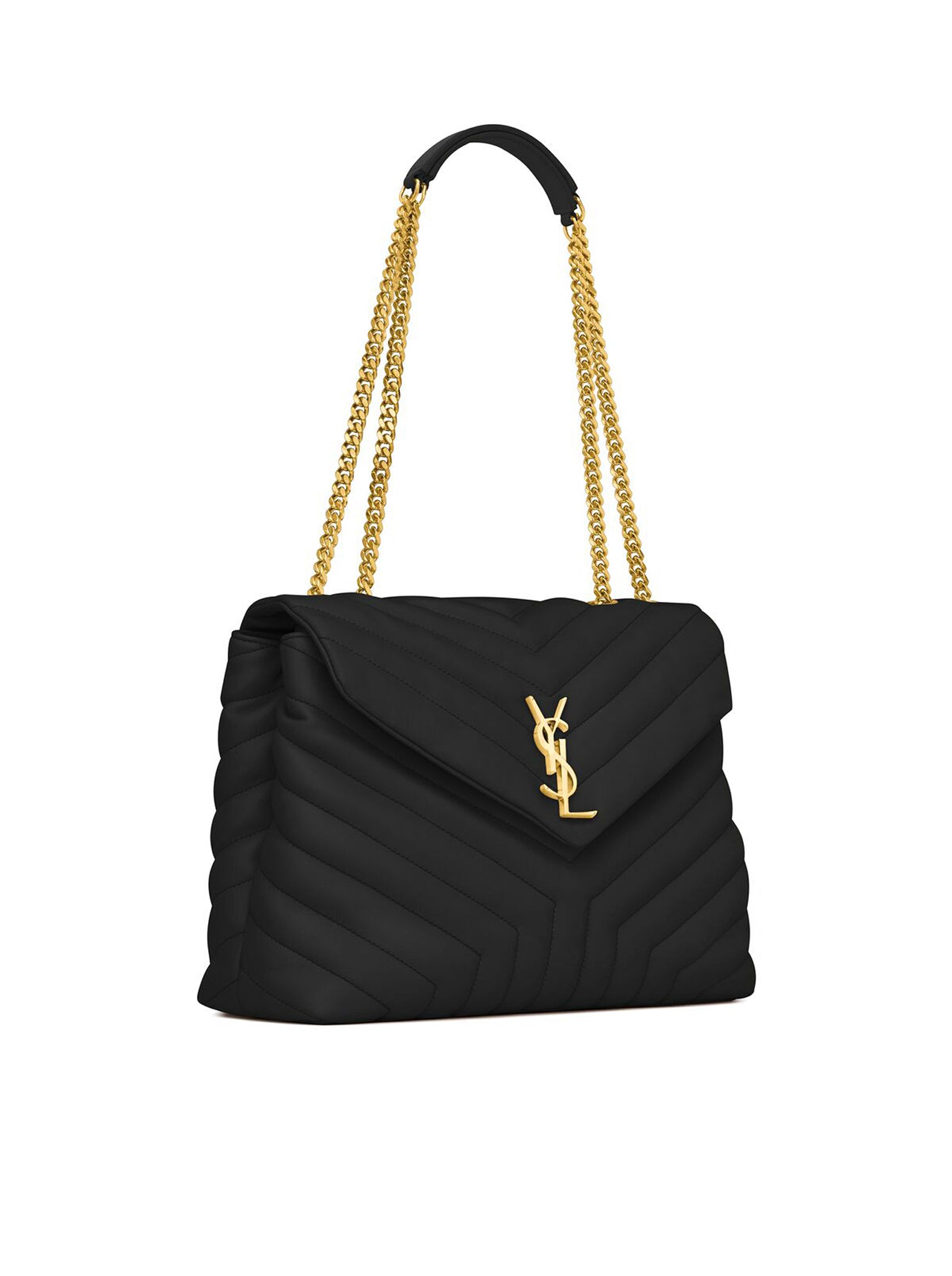 LOULOU MEDIUM MATELASSÉ LEATHER BAG - Luxury Quilted Shoulder Bag for Women, Perfect for Work, Travel & Evening Out